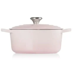 Signature støpejernsgryte rund 24 cm 4,2L shell pink