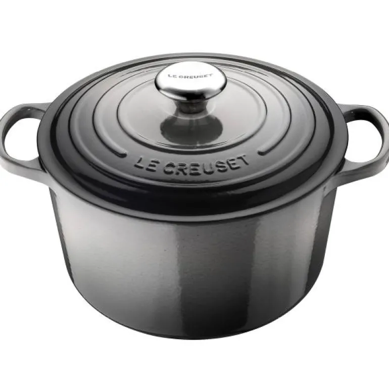 Signature støpejernsgryte rund 26 cm 6,3L flint