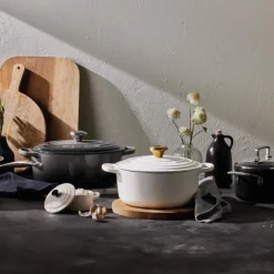 Signature støpejernsgryte rund 24 cm 4,2L white