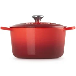 Signature støpejernsgryte rund 26 cm 6,3L cerise