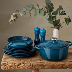 Signature støpejernsgryte rund 24 cm 4,2L deep teal