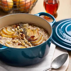 Signature støpejernsgryte rund 24 cm 4,2L deep teal