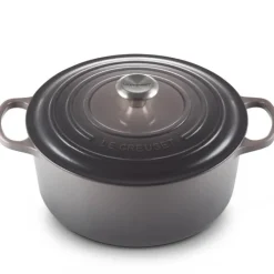 Signature støpejernsgryte rund 24 cm 4,2L flint