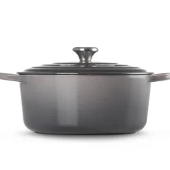 Signature støpejernsgryte rund 24 cm 4,2L flint