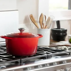 Signature støpejernsgryte rund 24 cm 5L volcanic