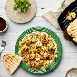 Signature tallerken flat steintøy 27 cm bamboo green