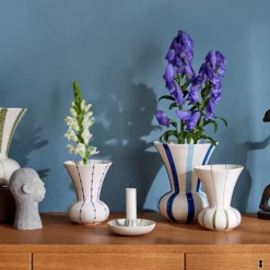 Signature vase 20 cm blå