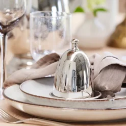 Sigrid eggeglass 10 cm sølv