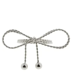 Sigrid serviettring 8x5 cm sølv