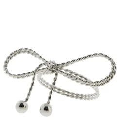 Sigrid serviettring 8x5 cm sølv