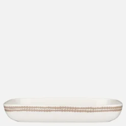 Siirtolapuutarha fat 18x25 cm hvit