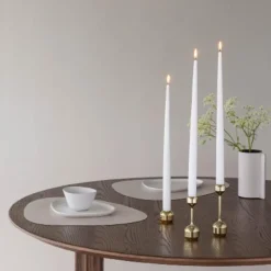 Silhouette lysestake 14,5 cm gullbelagt