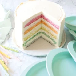 Silikonform 5 stk D18 cm mintgrønn