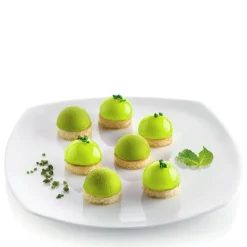 Silikonform halvkule 24 stk 3x1,5 cm