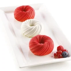 Silikonform mini Intreccio 6 stk 7,5x3,5 cm