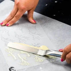 Silikonform Wood 3 stk grå/hvit