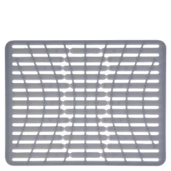 Silikonmatte til vasken stor grå