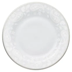 Silver Paisley rundt fat 32 cm