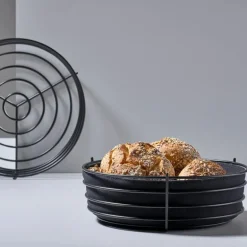 Singles brødkurv svart