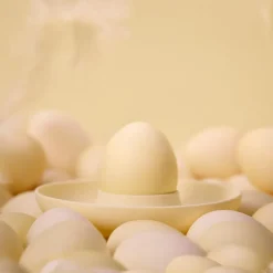 Singles eggeglass m. holder 4 stk limestone