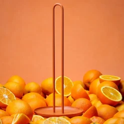 Singles kjøkkenrullholder 15 cm apricot