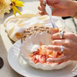 Sivan skalldyrbestikk 4 stk