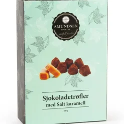 Sjokoladetrøfler m/salt karamell