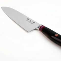 Skarp santokukniv 17,8 cm stål/tre