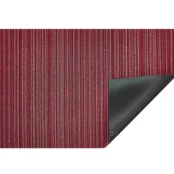 Skinny Stripe dørmatte 46x71 cm raspberry