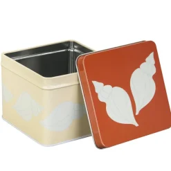 Skjell matboks 8x10 cm gul