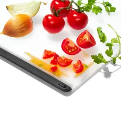 Skjærebrett 38 cm hvit/svart