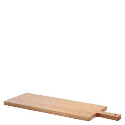 Skjærebrett m/ håndtak 60x20 cm bøk
