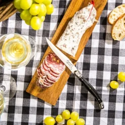 Skjærebrett med kniv for pølse