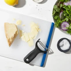 Skjærebrett 33x23 cm 3 stk blå/grønn/rød