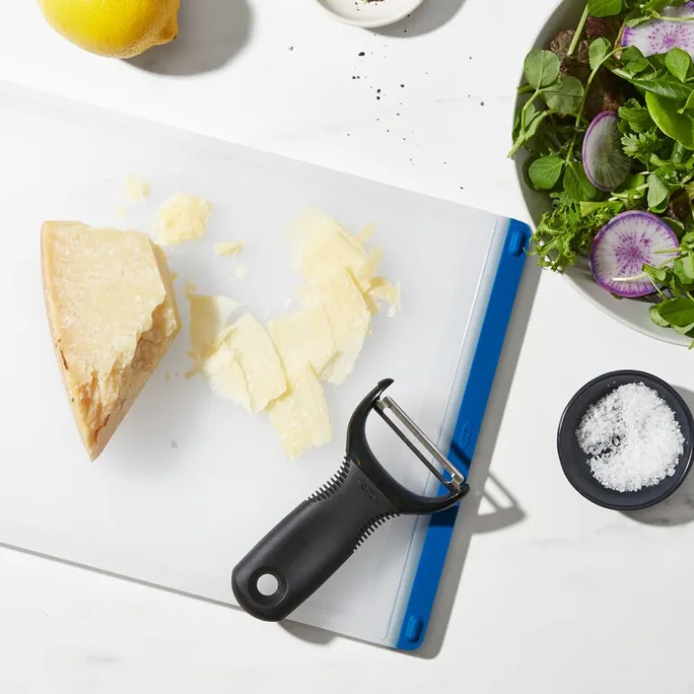 Skjærebrett 33x23 cm 3 stk blå/grønn/rød