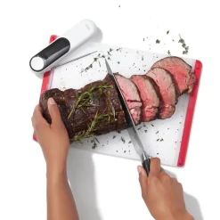 Skjærebrett 33x23 cm 3 stk blå/grønn/rød