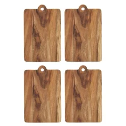 Skjærebrett 20x13 cm 4 stk natur