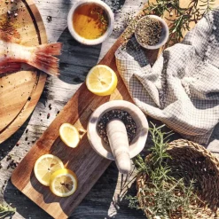 Skjærebrett 15x73,5 cm akasie