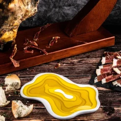 Skål til olivenolje 22 cm hvit