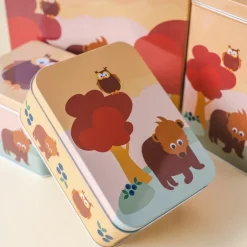 Skog matboks 6x10x14 cm gul