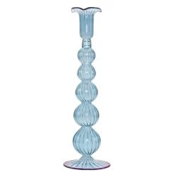 Sky lysestake 30 cm blå/lilla