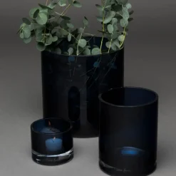 Skyline stormlykt 15 cm blå