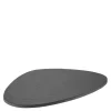Slate serveringsfat 22x16 cm oval svart