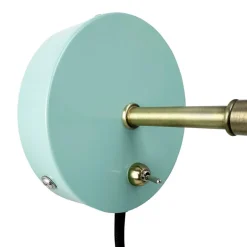 Sleep vegglampe 17 cm mint