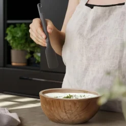 Slikkepott small 27,5 cm grå