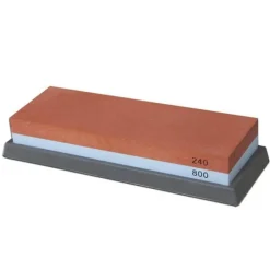 Slipesten rektangulær 18x6 cm grå stein