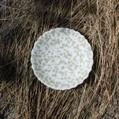 Slåpeblom asjett 21 cm grønn