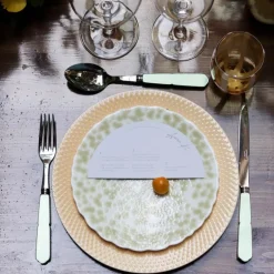 Slåpeblom asjett 21 cm grønn