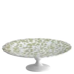 Slåpeblom kakefat 21 cm grønn