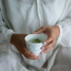 Slåpeblom kopp uten hank 20 cl 2 stk blå